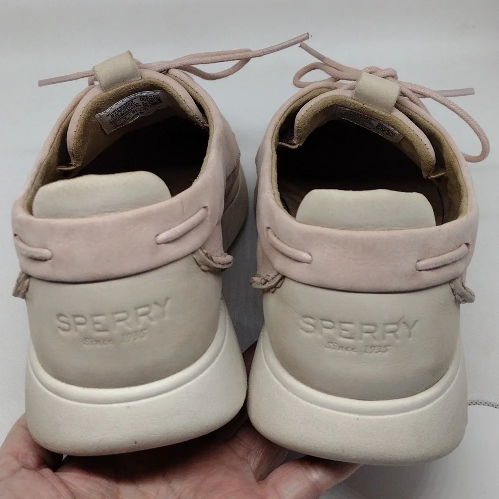 Sperry Coastal Plushwave‎ Suede Boat Sneaker Shoes Size 8.5